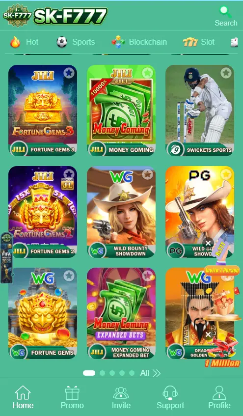 sk-m777 gaming app