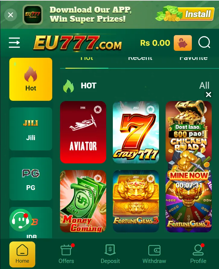 EU777 Game APK