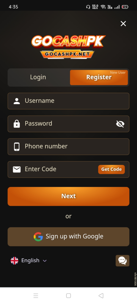 GoCashPK Login
