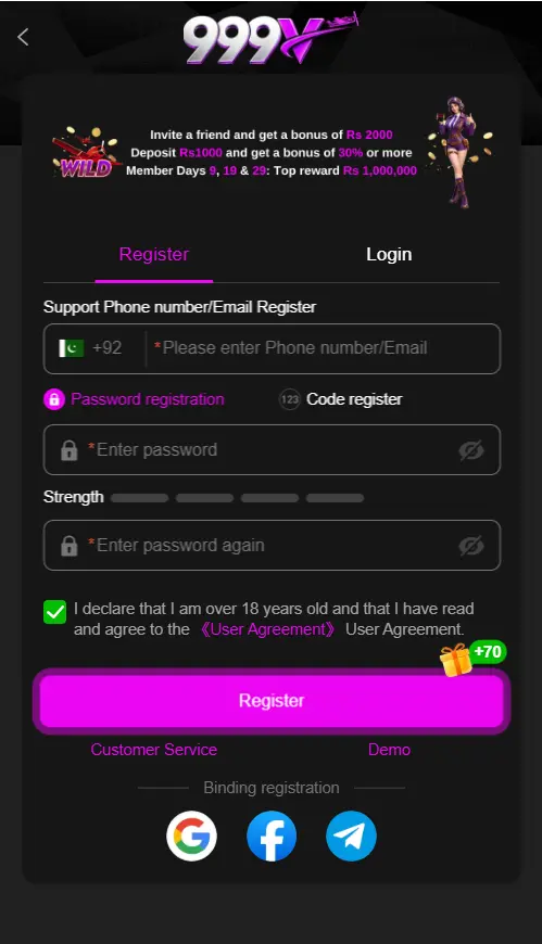 register account